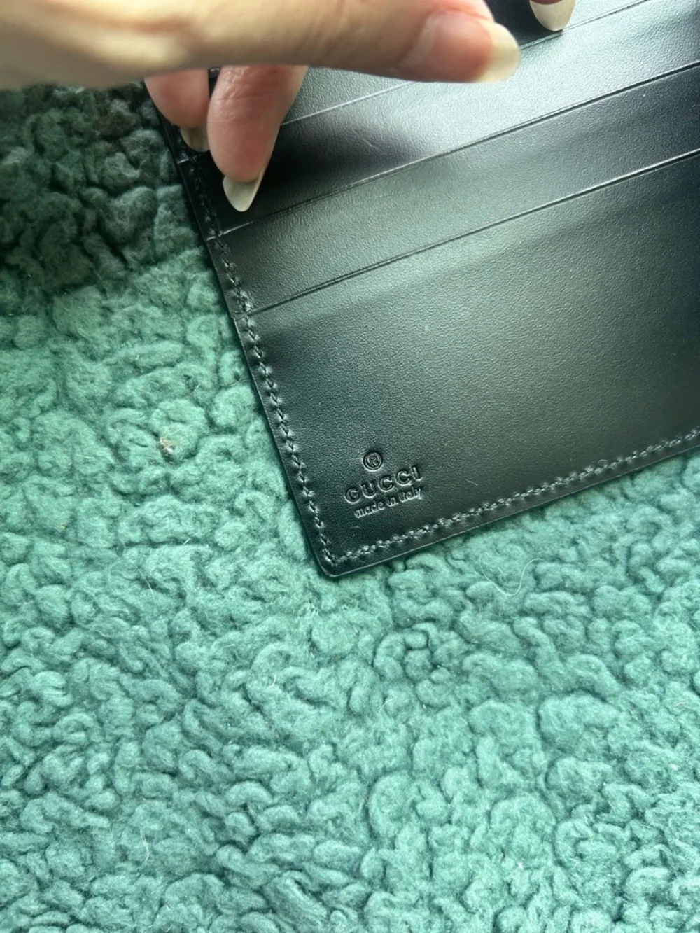 NWT Authentic Gucci Web Canvas & Guccissima Leather Bifold Men’s Wallet